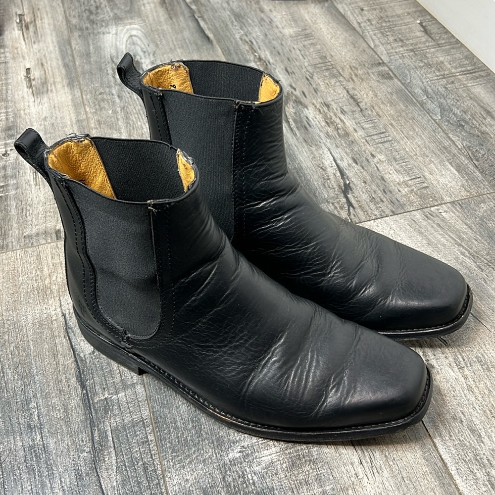 Frye Chelsea Boot Black Leather Men’s 9